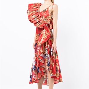 Brand new with tags Camilla cocktail dress in red multicolor